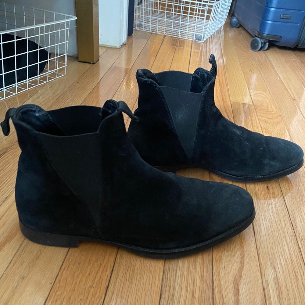 ACNE STUDIOS ZACK CHELSEA BOOT black suede